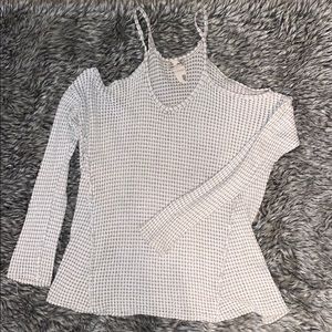 Blu Pepper cold shoulder women’s blouse